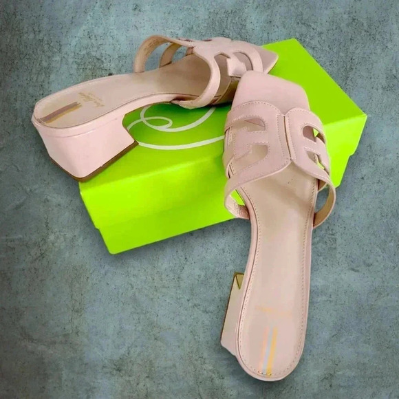 Sam Edelman winslow pink patent sandal mule 7.5 - Picture 7 of 12